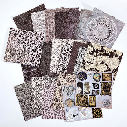 #02314 Retro Backgound Series Material Paper Book