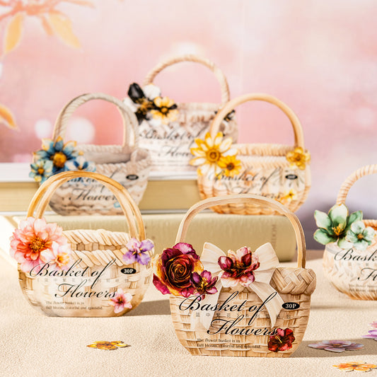 #02393 Flower Basket Series Sticker