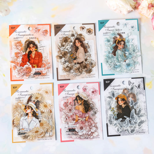 #02859 Fantasy Romantic Series Sticker