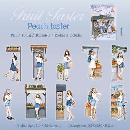 #02858 Fruit Girl Series Sticker