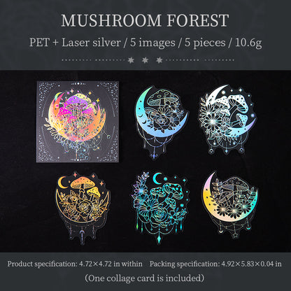 #02602 Laser Silver Series Sticker
