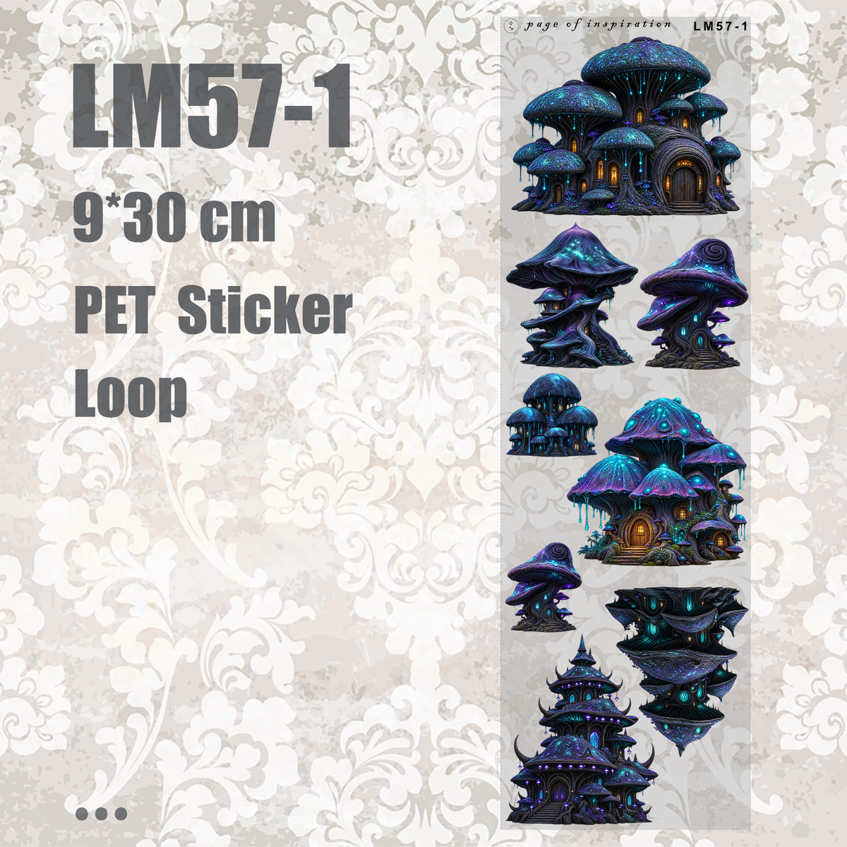 #LM57 M PET Sticker Loop