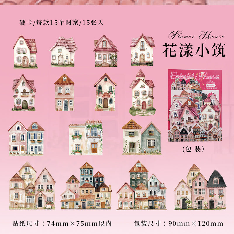 #02346 Colorful House Series Sticker