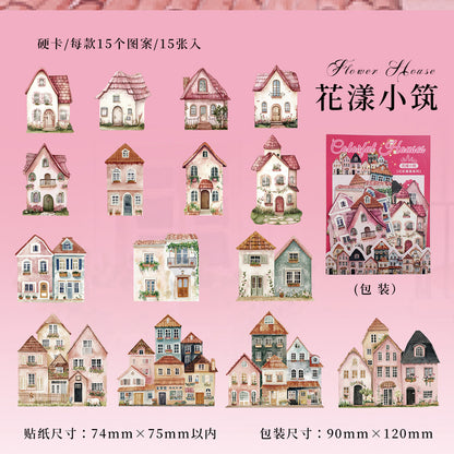 #02346 Colorful House Series Sticker