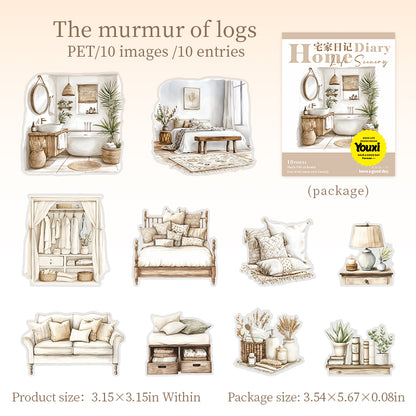 #02502 Home DiarySeries Sticker