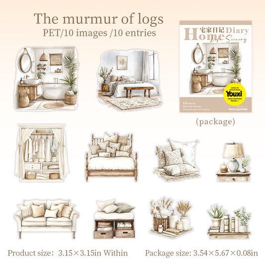 #02502 Home DiarySeries Sticker