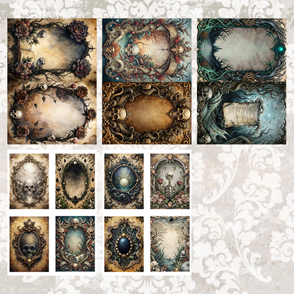 #5A97 POI Print A5 Cardstock Paper Set 10 Pcs