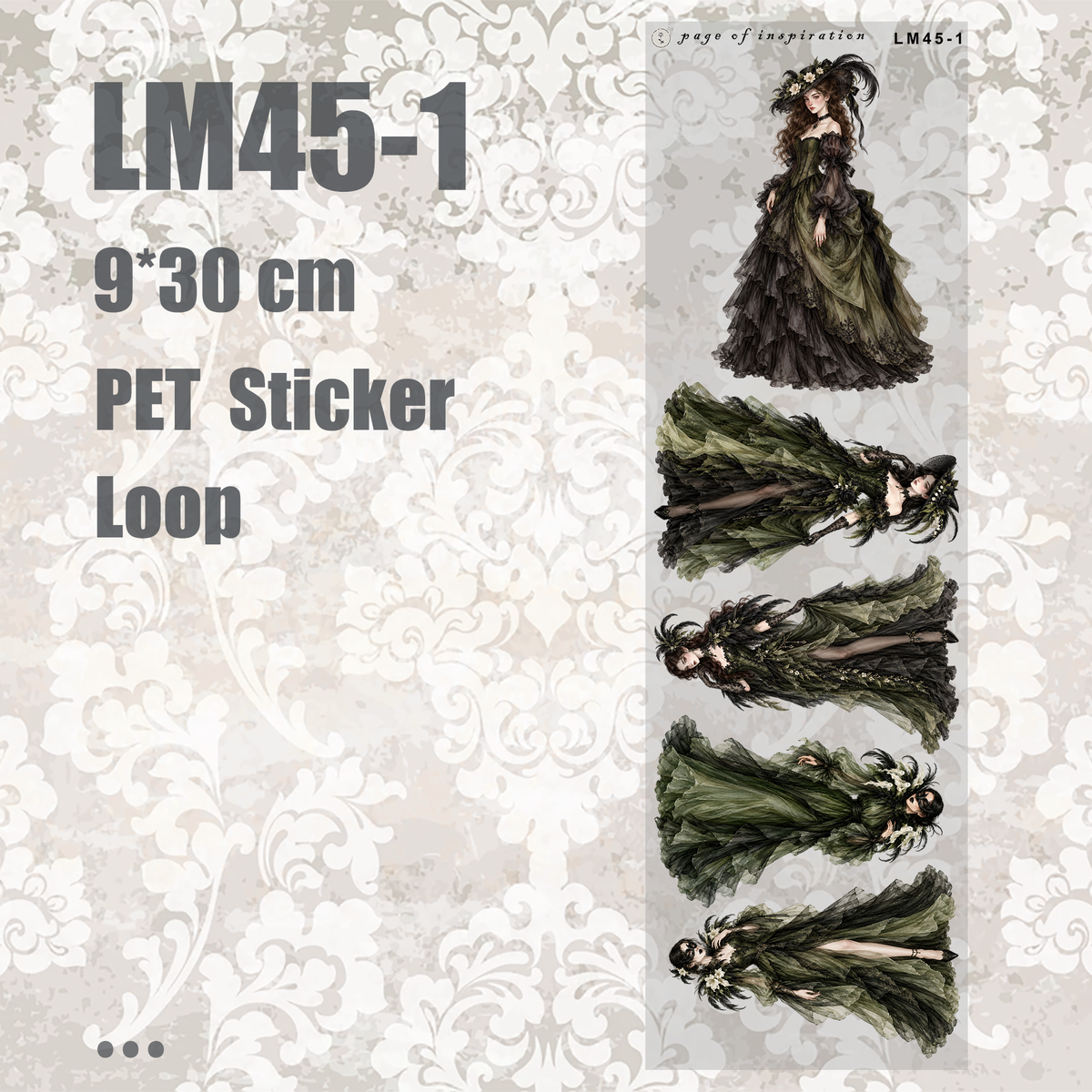 #LM45 M PET Sticker Loop