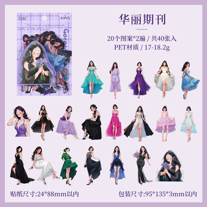 #02565 Pretty Girl Series Sticker