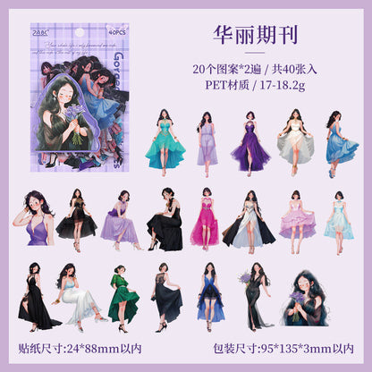 #02565 Pretty Girl Series Sticker