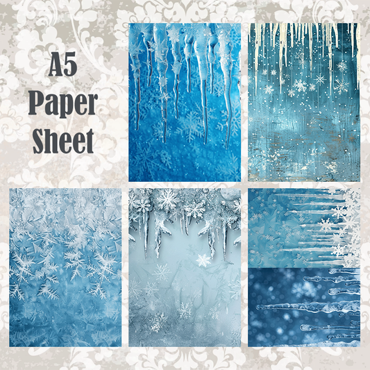 #5A99 POI Print A5 Cardstock Paper Set 10 Pcs