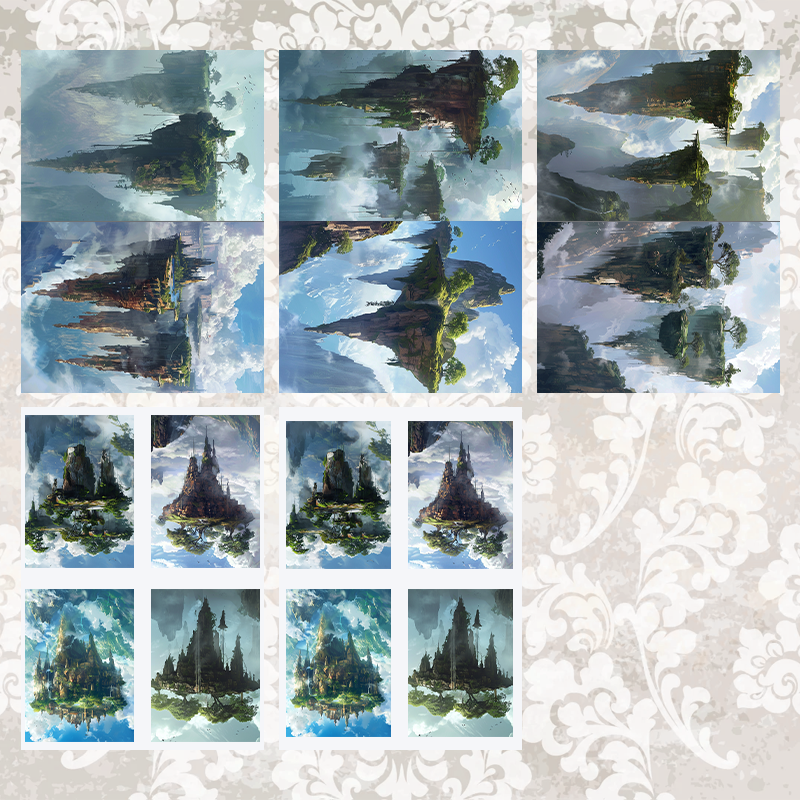 #9 POI Print A5 Cardstock Paper Set 10 Pcs