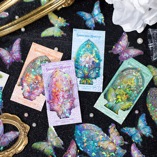 #02223 Window and Butterfly Series Sticker