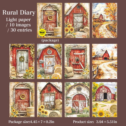 #02664 Vintage Door and Window Series Paper