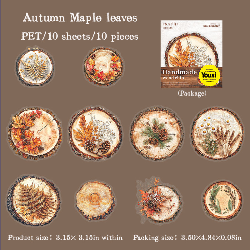 #02128 Wood Chip Series Sticker