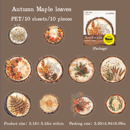 #02128 Wood Chip Series Sticker