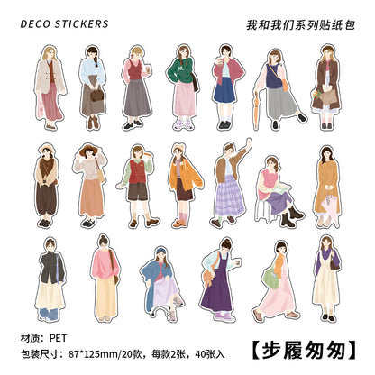 #02487 Fantasy Girl Series Sticker