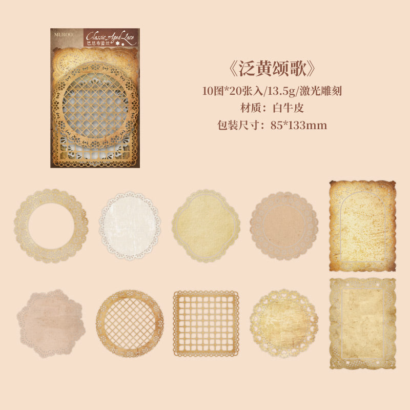 #02153 Classic Lace Series Material Paper