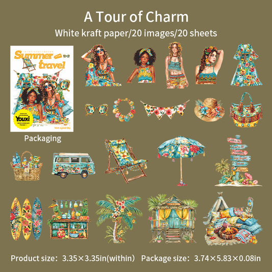 #02430 Summer Travel Series Sticker