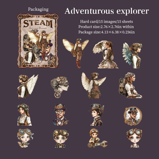 #02876 Fantasy Steampunk Series Sticker
