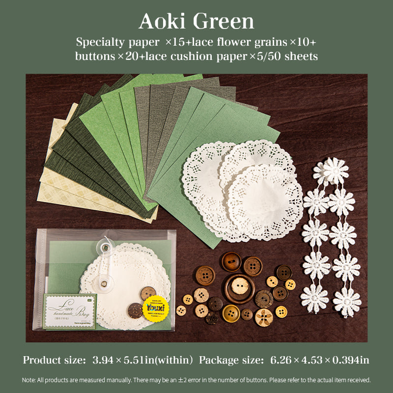 ##02097 Lace Handcraft Series material