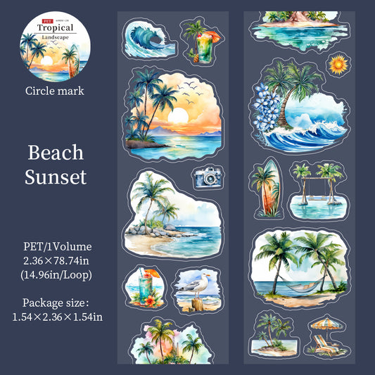 #03092 Tropical Island/Animal  Series Tape