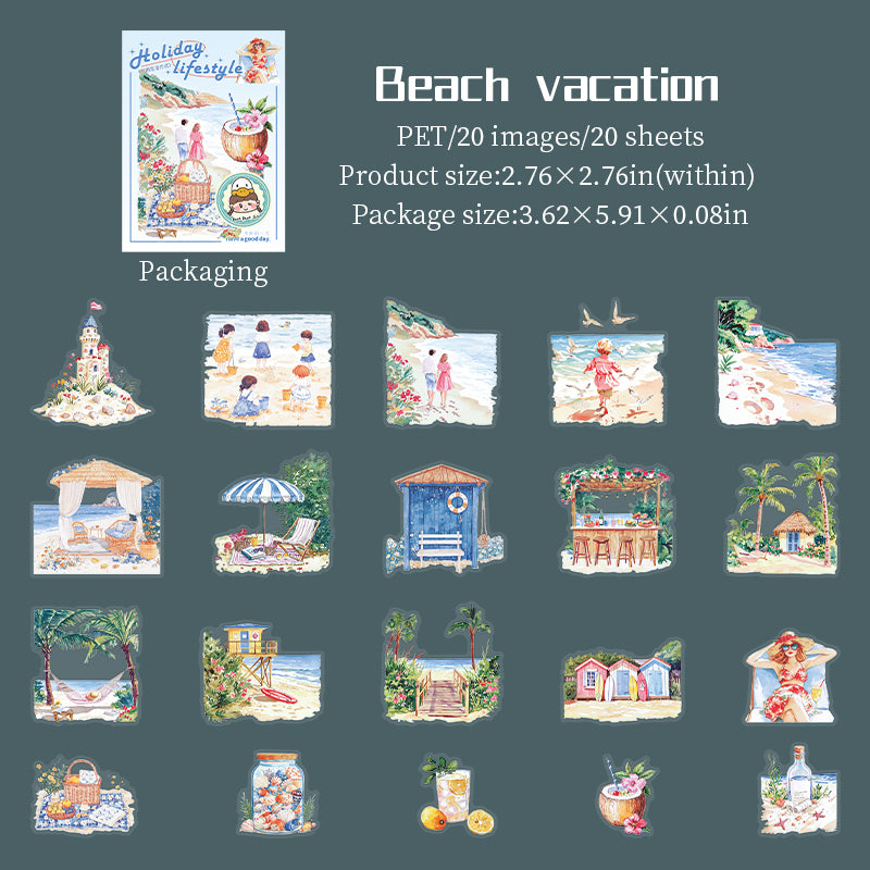 #02561 Vacation Series Sticker