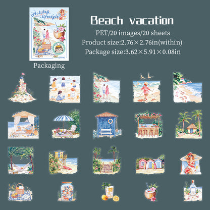 #02561 Vacation Series Sticker