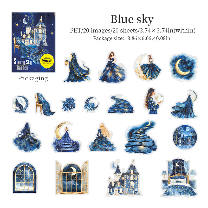 #02103 Starry Sky Garden Series Sticker