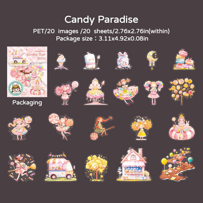 #02566 Happy Garden Series Sticker