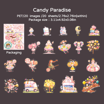 #02566 Happy Garden Series Sticker