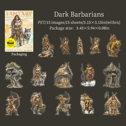 #02511 Vintage Warrior Series Sticker