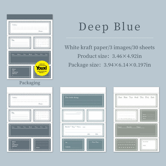#02548 Frame and Note Series Sticker