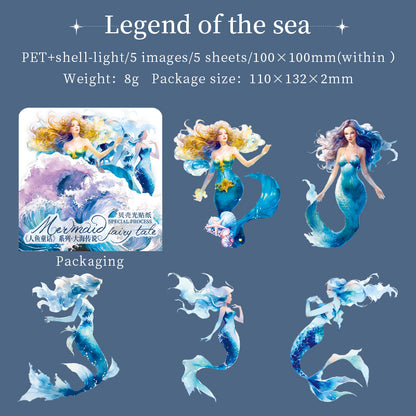 #02528 Mermaid Fairytale Series Sticker