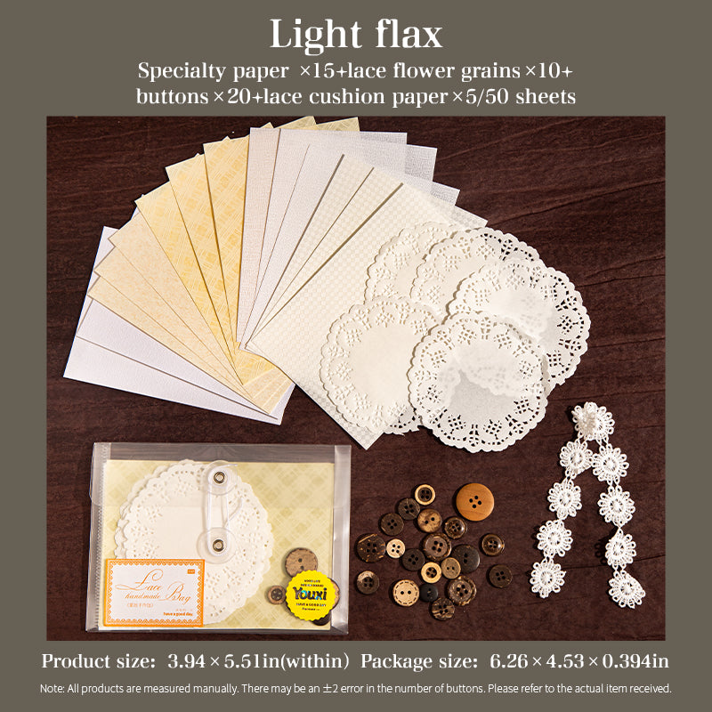 ##02097 Lace Handcraft Series material