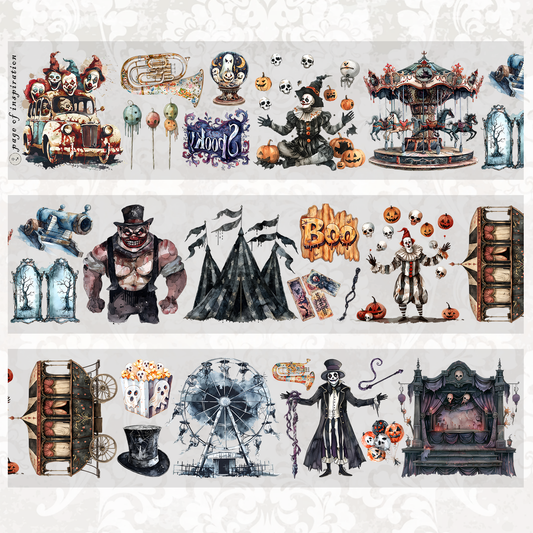 #M59 Customized PET Tape Gothic Carnival