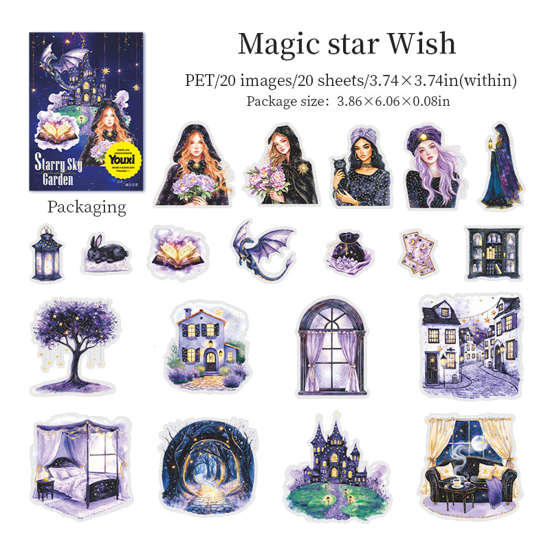 #02103 Starry Sky Garden Series Sticker