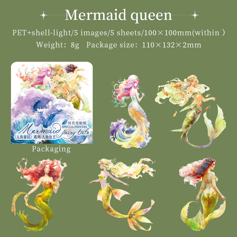 #02528 Mermaid Fairytale Series Sticker
