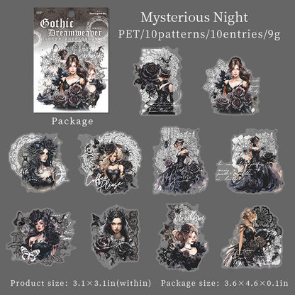#02244 Gothic Dream Meauer Series Sticker
