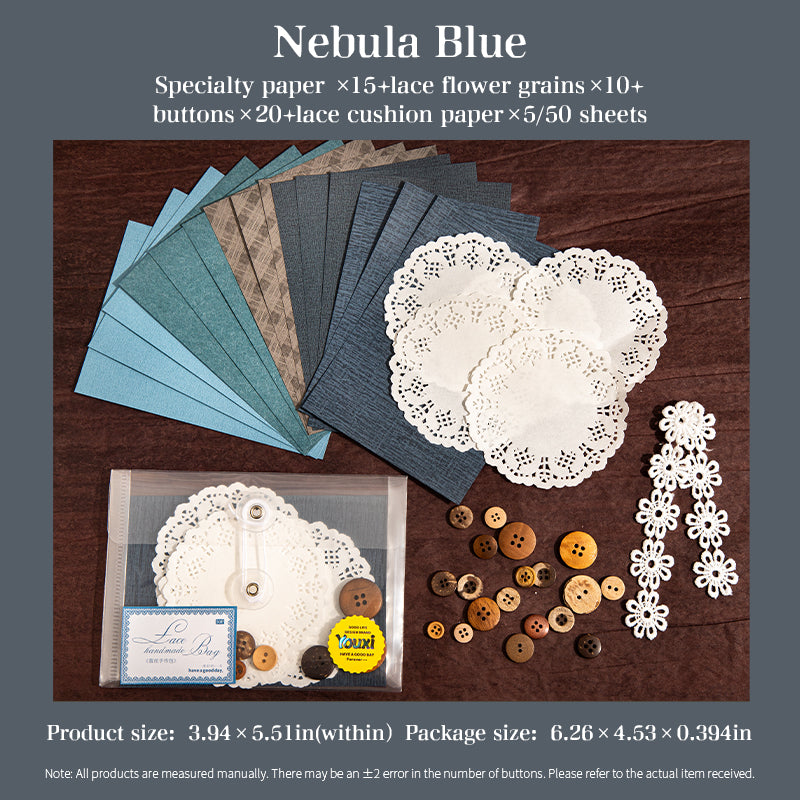 ##02097 Lace Handcraft Series material