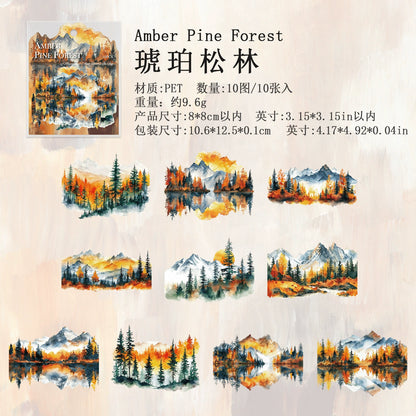 #20453 Mountain and River Series Sticker