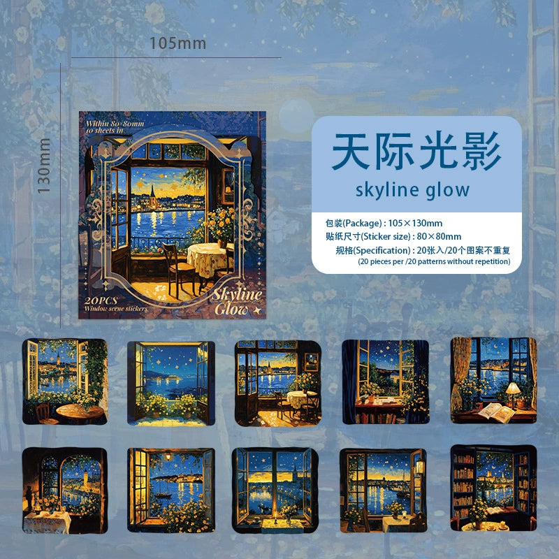 #20473 Window Scenery Series Sticker