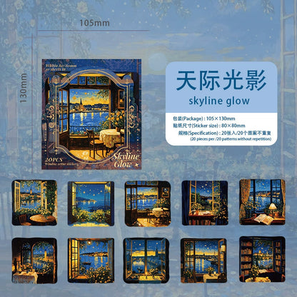 #20473 Window Scenery Series Sticker