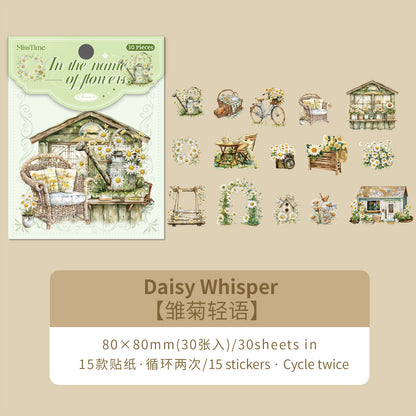 #20557 In the Name of Flowers Series Sticker