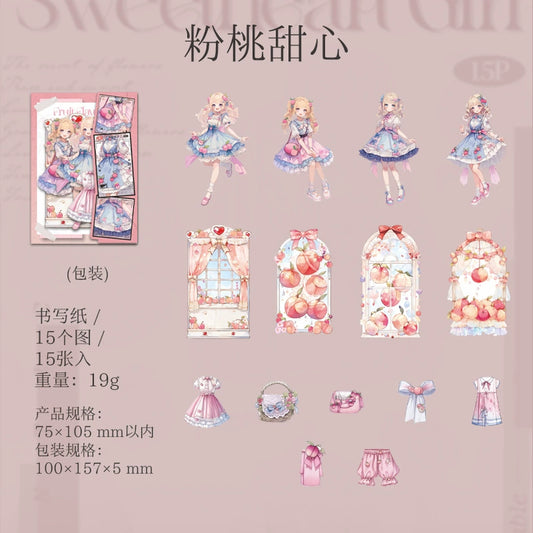 #02924 Fruit Girl Series Sticker