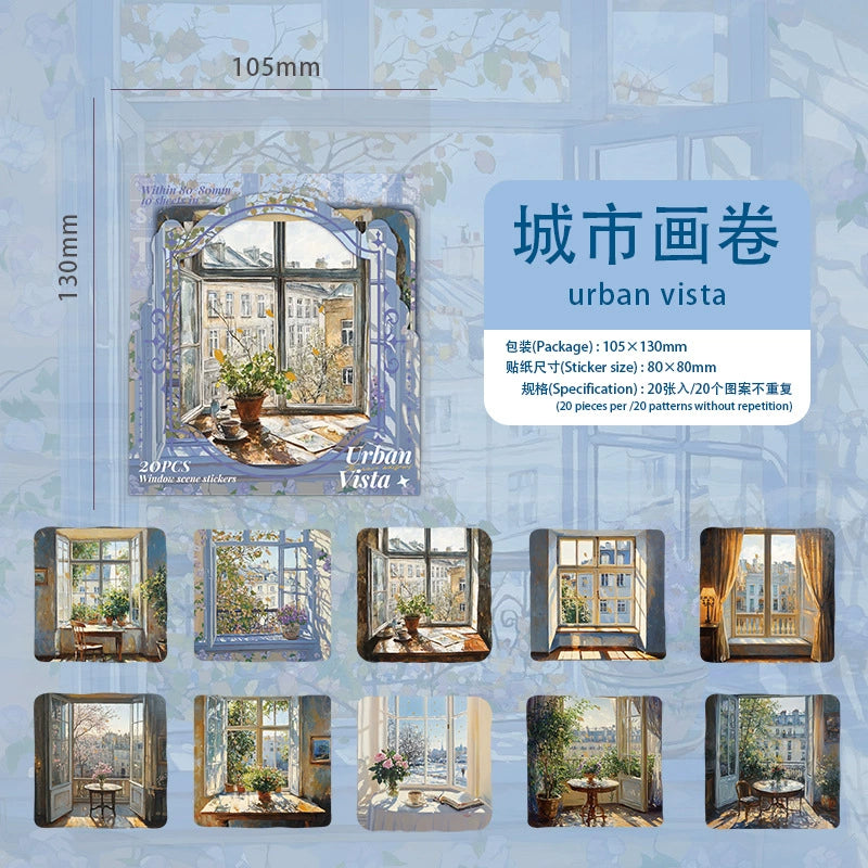#20473 Window Scenery Series Sticker