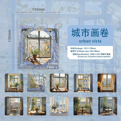 #20473 Window Scenery Series Sticker