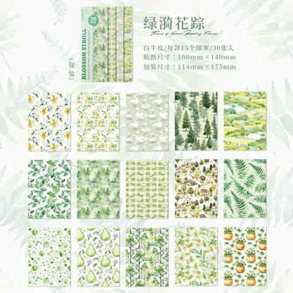 A5#20582 Blossom Stroll Series Paper