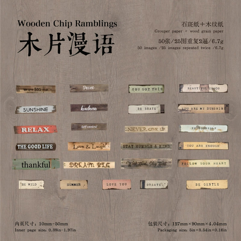 #20402 Word Tag Series Sticker