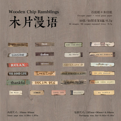 #20402 Word Tag Series Sticker